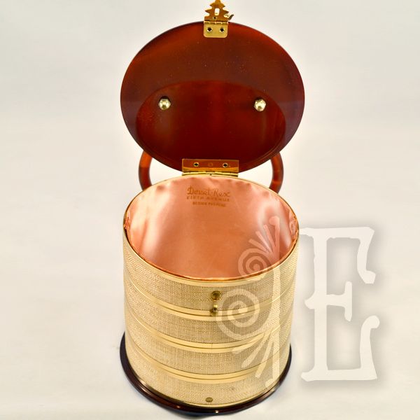 Vintage Very Unusual Dorset-Rex Fifth Avenue Cylindrical Handbag Vintage Very Unusual Dorset-Rex Fifth Avenue Cylindrical Handbag