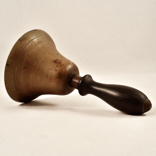 Vintage Large Brass School Bell Vintage Large Brass School Bell