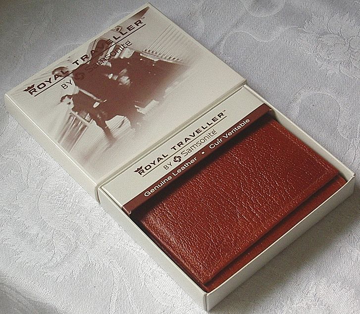 Samsonite Royal Traveller Brown Leather Wallet NIB. Samsonite Royal Traveller Brown Leather Wallet NIB.