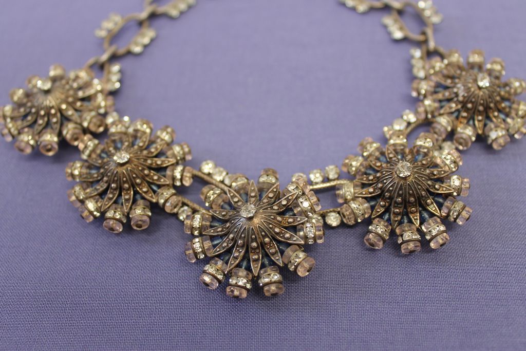 Late 19th Early 20th Century French Costume Necklace Late 19th Early 20th Century French Costume Necklace