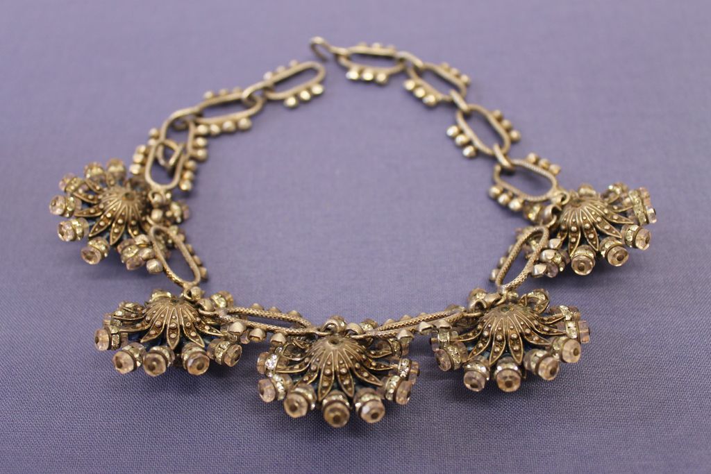 Late 19th Early 20th Century French Costume Necklace Late 19th Early 20th Century French Costume Necklace
