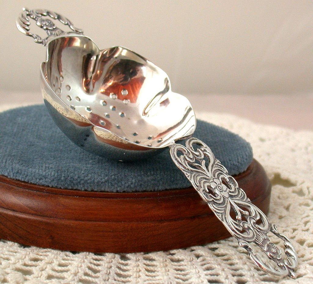 Sterling Tea Strainer from Peru Sterling Tea Strainer from Peru