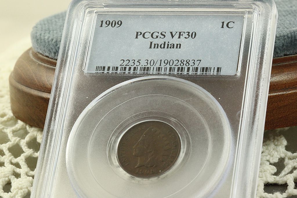 1909 Graded Indian Head Penny PCGS VF30 1909 Graded Indian Head Penny PCGS VF30