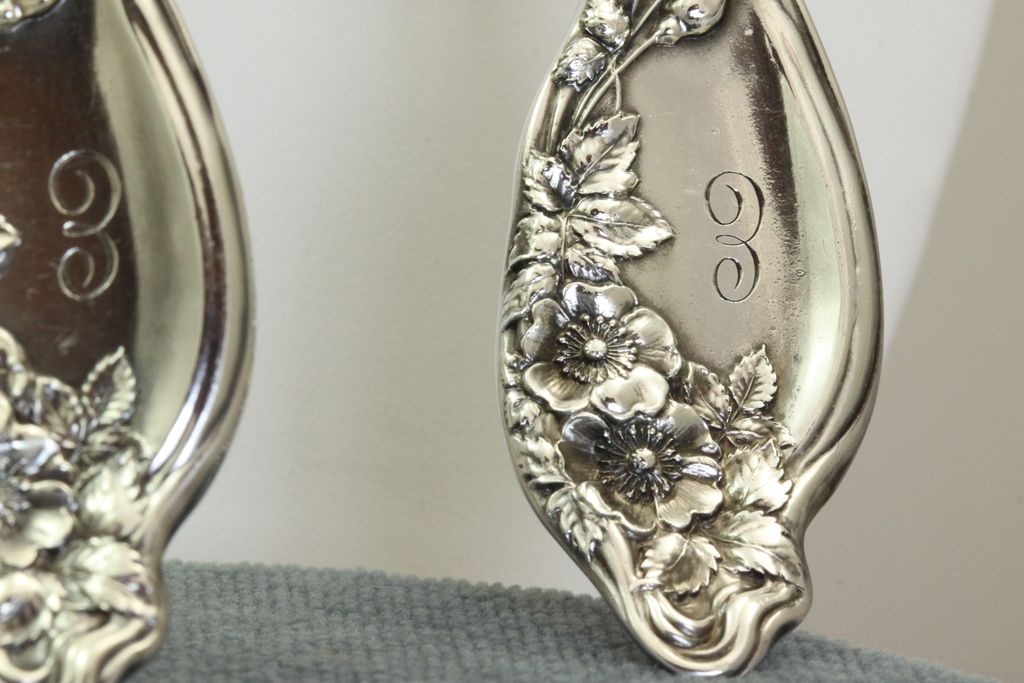 International Silver 'Mille Fiore' Sterling Fish Set International Silver 'Mille Fiore' Sterling Fish Set
