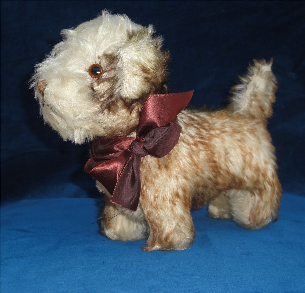 Wonderful Antique Mohair Terrier Dog Wonderful Antique Mohair Terrier Dog