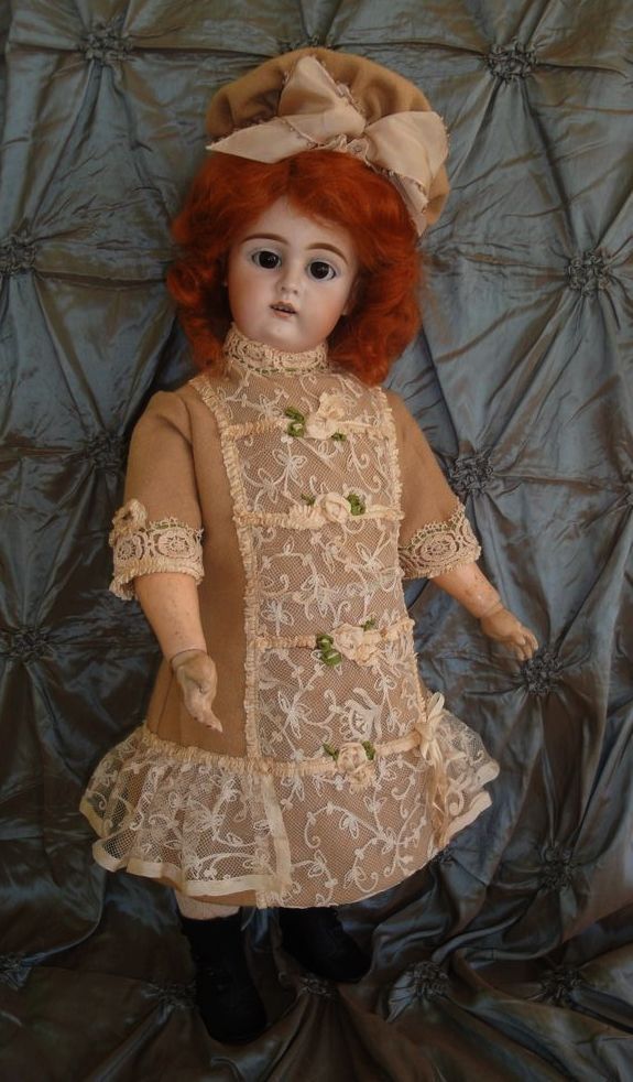 Delicious Wool Doll Dress & Hat-French Lace Delicious Wool Doll Dress & Hat-French Lace