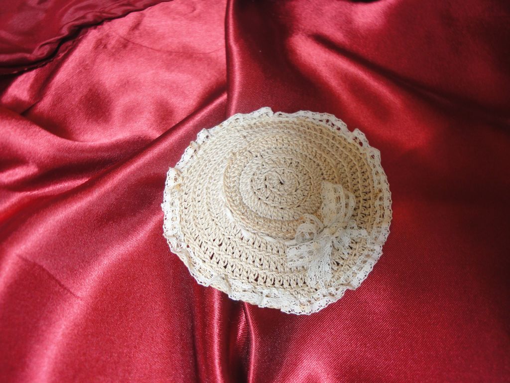 Antique Crochet Doll Bonnet For Spring! Antique Crochet Doll Bonnet For Spring!