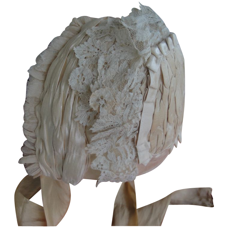 Divine French Silk Doll Bonnet-Creamy Confection Divine French Silk Doll Bonnet-Creamy Confection