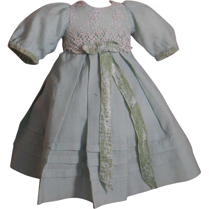Antique French Doll Dress Antique French Doll Dress