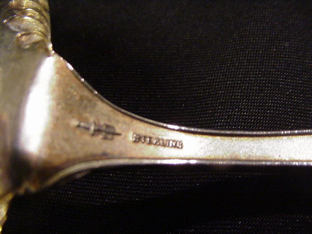 Sterling Silver Sifter with Enameled Handle Sterling Silver Sifter with Enameled Handle
