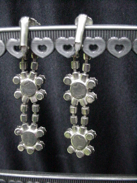 Dazzling Blue and Clear Rhinestone Dangles Dazzling Blue and Clear Rhinestone Dangles