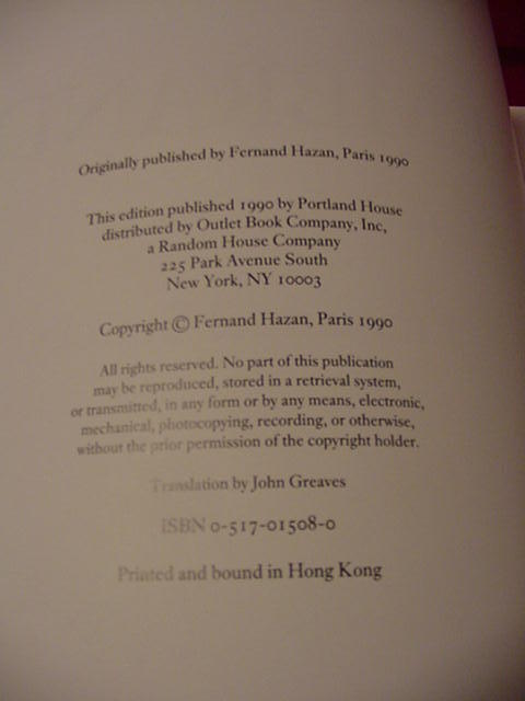 1990 Book on Rembrandt by Fernand Hazan, Random House 1990 Book on Rembrandt by Fernand Hazan, Random House