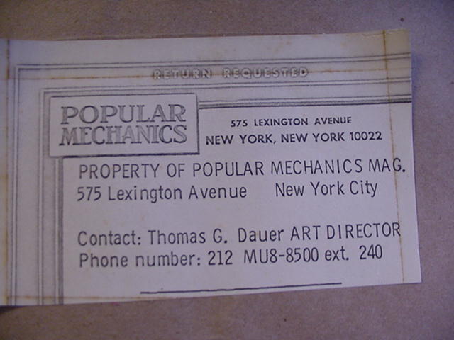 Original Illustration of Gun for Popular Mechanics Magazine, c. 1970s Original Illustration of Gun for Popular Mechanics Magazine, c. 1970s