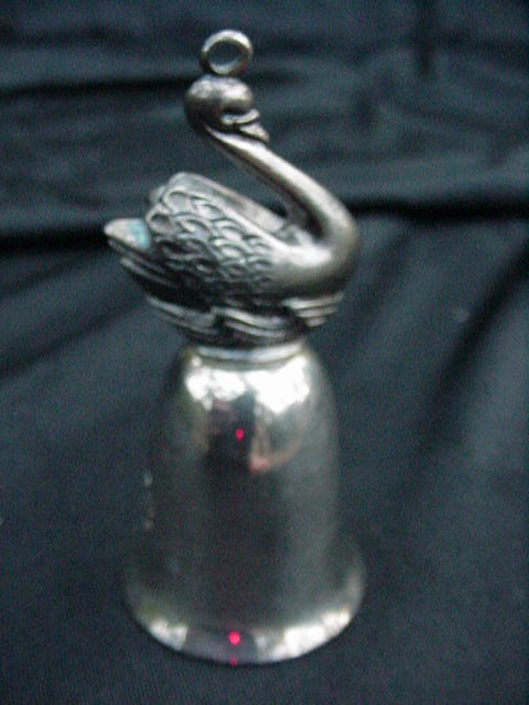 Reed & Barton 12 Days of Christmas Silverplated Bell, Swan Swimming Reed & Barton 12 Days of Christmas Silverplated Bell, Swan Swimming