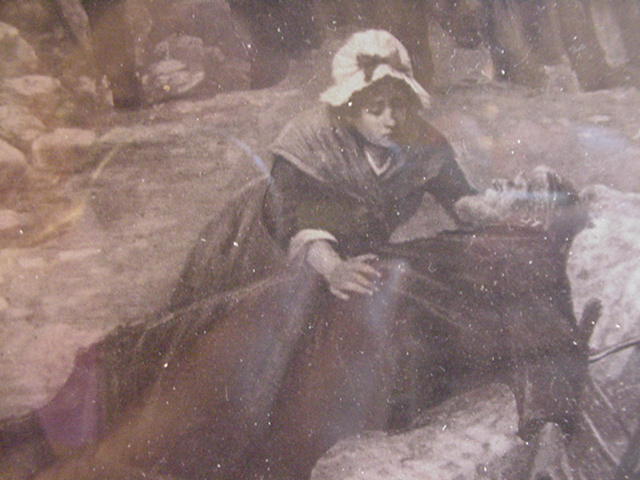 Photogravure Print Copyright 1893 "Barricade of 1830" Photogravure Print Copyright 1893 "Barricade of 1830"