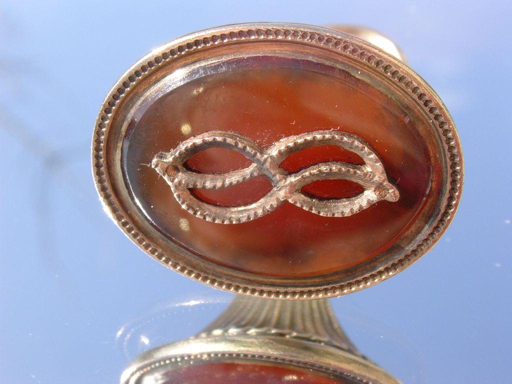 9ct Victorian Carnelian FOB Pendant 9ct Victorian Carnelian FOB Pendant