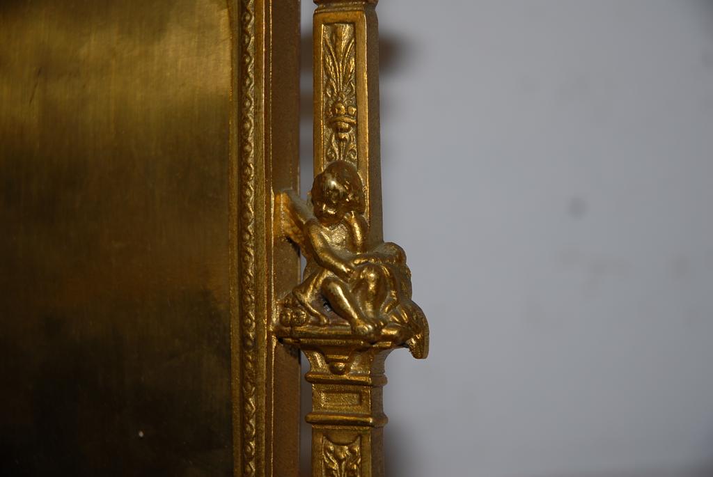 An Antique Bronze Figural Picture Frame An Antique Bronze Figural Picture Frame