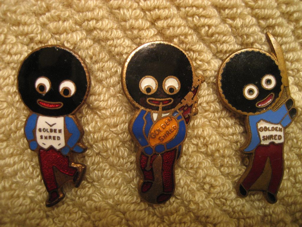 Three Wonderful Enamel Golliwog Badges from extraordinaryeyes on Ruby Lane