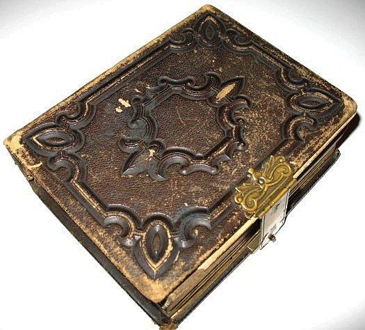 Victorian Era Pennsylvania Photo Album with Tin Types & CDVs Victorian Era Pennsylvania Photo Album with Tin Types & CDVs
