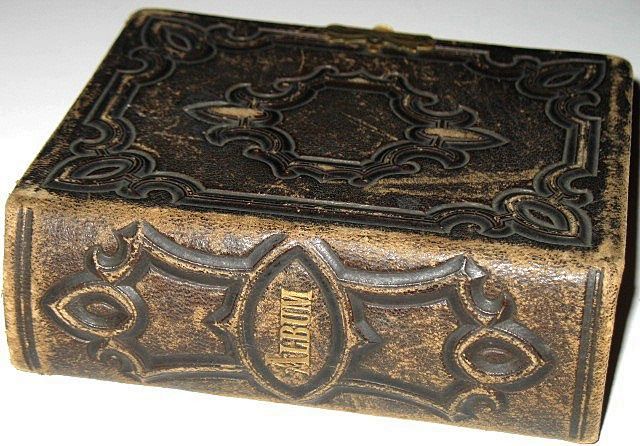 Victorian Era Pennsylvania Photo Album with Tin Types & CDVs Victorian Era Pennsylvania Photo Album with Tin Types & CDVs