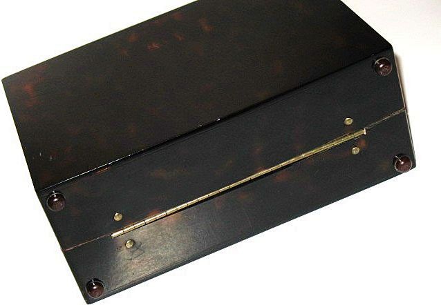 1950s Flah Co Tortoise Shell Lucite Footed Box Purse 1950s Flah Co Tortoise Shell Lucite Footed Box Purse