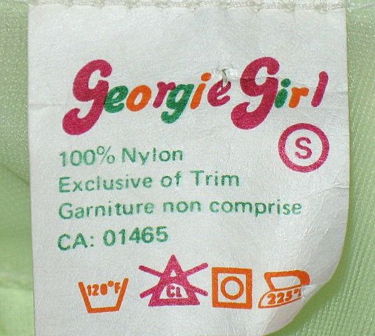 1980s Vintage Nightgown Sheer Lime Georgie Girl Label Size Small 1980s Vintage Nightgown Sheer Lime Georgie Girl Label Size Small