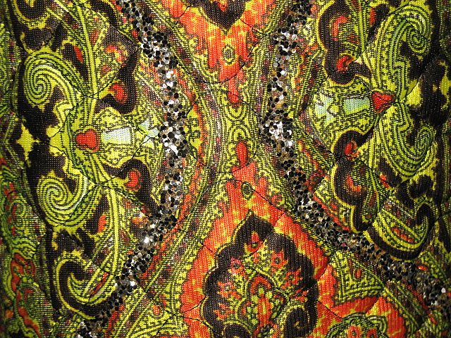 Vintage Hostess Wear Quilted & Sequined Lounging Skirt Size Small Vintage Hostess Wear Quilted & Sequined Lounging Skirt Size Small