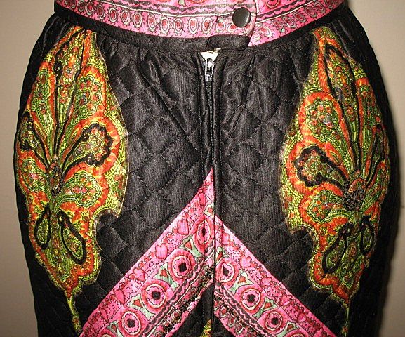 Vintage Hostess Wear Quilted & Sequined Lounging Skirt Size Small Vintage Hostess Wear Quilted & Sequined Lounging Skirt Size Small