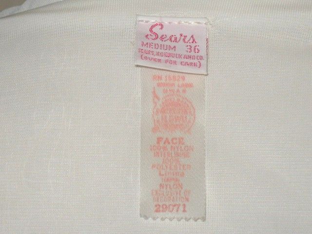 Early 1960s Vintage White Quilted Bed Jacket with Embroidered Blue Trim Sears Label Size Small Early 1960s Vintage White Quilted Bed Jacket with Embroidered Blue Trim Sears Label Size Small