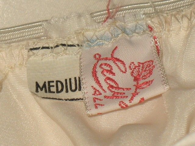 Vintage Lady Lynne Cream Satin Half Slip Size Medium Vintage Lady Lynne Cream Satin Half Slip Size Medium