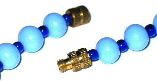 Vintage Costume Jewelry Cobalt & Light Blue Glass Beads Opera Length Necklace Vintage Costume Jewelry Cobalt & Light Blue Glass Beads Opera Length Necklace