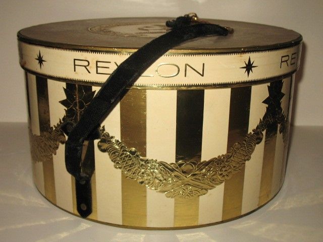 1950s Vintage Revlon Hat Box Display Case 1950s Vintage Revlon Hat Box Display Case