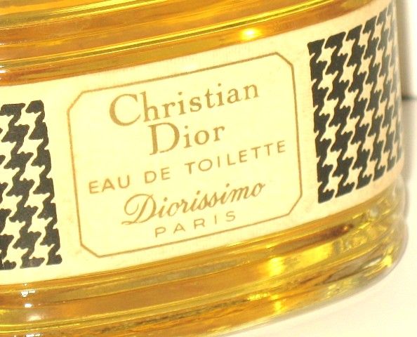 Vintage Christian Dior Diorissimo Eau de Toilette Large Factice Glass Bottle Vintage Christian Dior Diorissimo Eau de Toilette Large Factice Glass Bottle