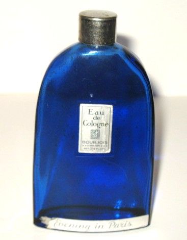 Vintage Evening in Paris Bath Powder Container & Eau de Cologne Bottle Vintage Evening in Paris Bath Powder Container & Eau de Cologne Bottle