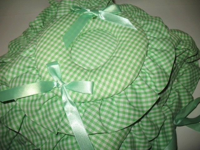 1970s Vintage Green & White Gingham Covered Unused Photo Album 1970s Vintage Green & White Gingham Covered Unused Photo Album