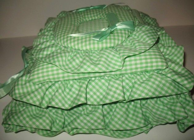1970s Vintage Green & White Gingham Covered Unused Photo Album 1970s Vintage Green & White Gingham Covered Unused Photo Album