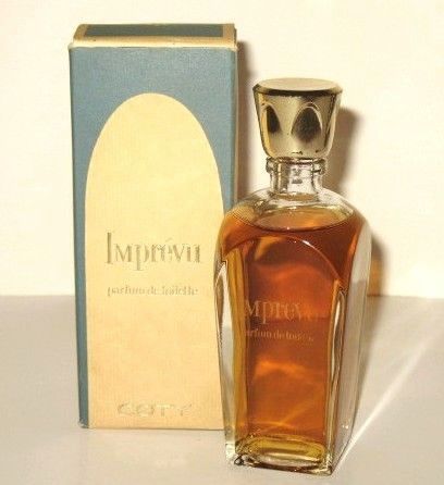 Vintage Coty Imprevu Parfum de Toilette Bottle Vintage Coty Imprevu Parfum de Toilette Bottle