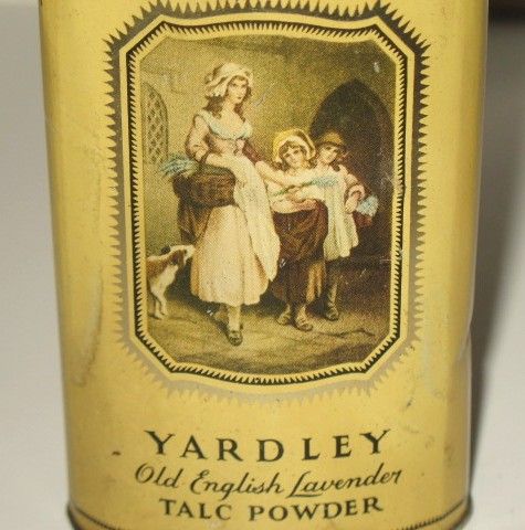 Vintage Yardley Lavender Talcum Powder & Smelling Salts Vintage Yardley Lavender Talcum Powder & Smelling Salts