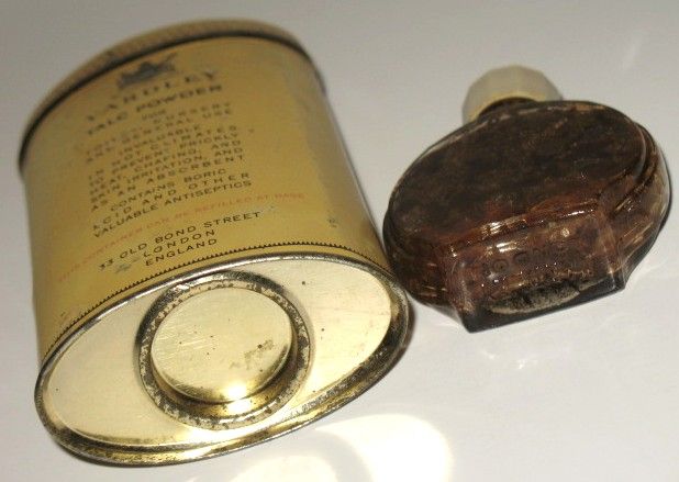 Vintage Yardley Lavender Talcum Powder & Smelling Salts Vintage Yardley Lavender Talcum Powder & Smelling Salts