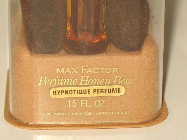 Vintage Max Factor Honey Bear with Hypnotique Perfume Vintage Max Factor Honey Bear with Hypnotique Perfume