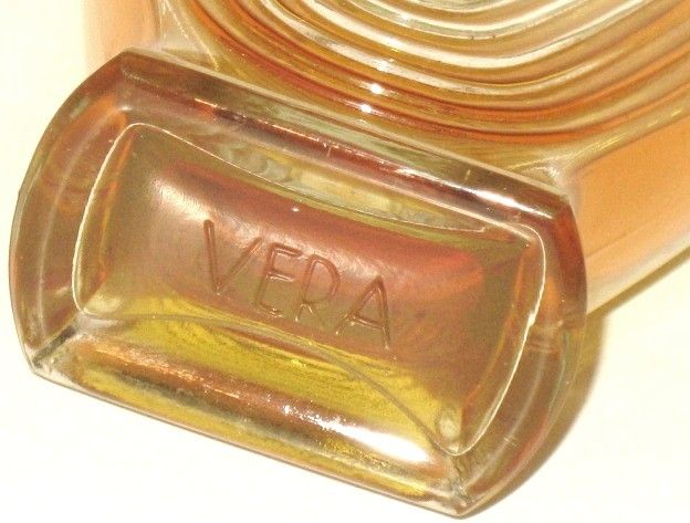 Vintage Vera Mandalay Perfume Large Tall Glass Bottle Vintage Vera Mandalay Perfume Large Tall Glass Bottle