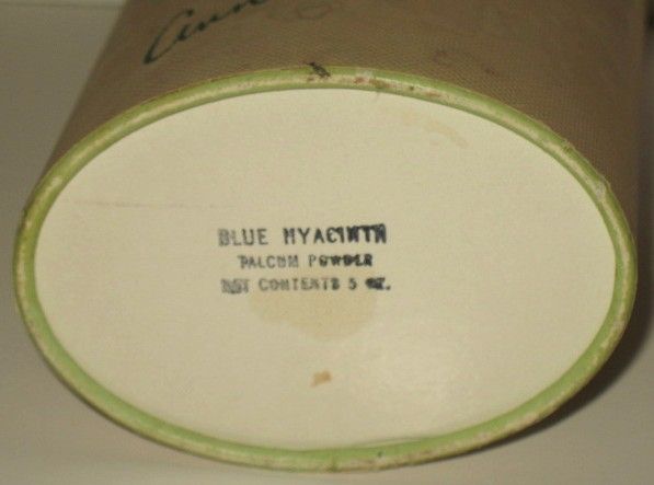 Vintage Ann Haviland Blue Hyacinth Talcum Powder Vintage Ann Haviland Blue Hyacinth Talcum Powder