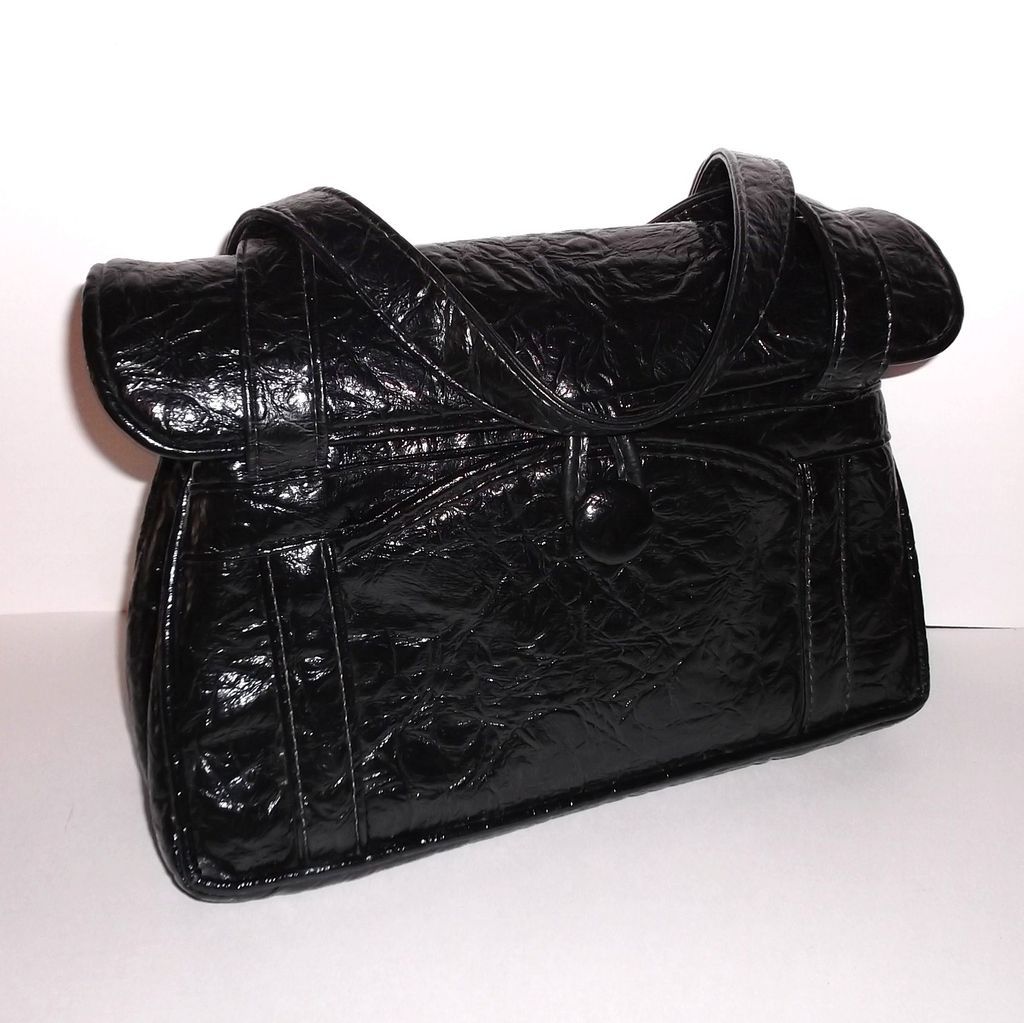 1960s Vintage Mod Style Black Handbag Langston's House of Purses 1960s Vintage Mod Style Black Handbag Langston's House of Purses