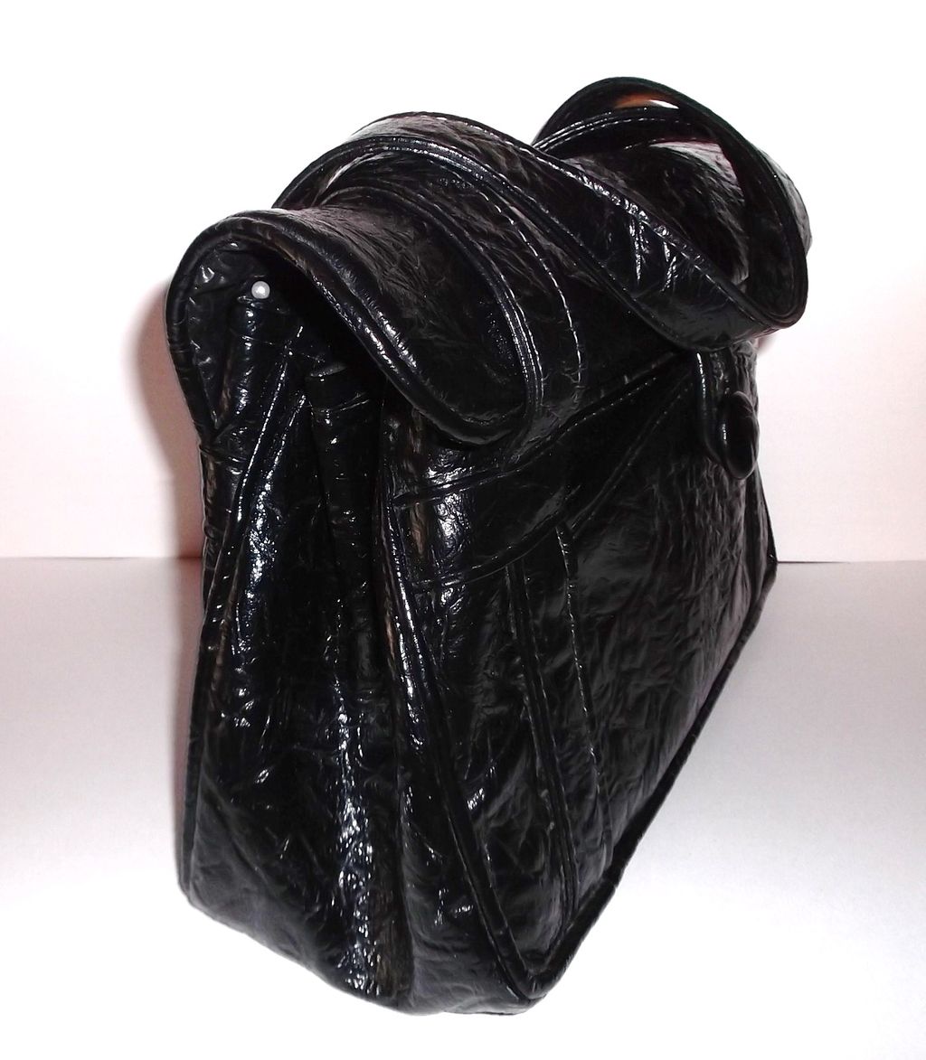 1960s Vintage Mod Style Black Handbag Langston's House of Purses 1960s Vintage Mod Style Black Handbag Langston's House of Purses