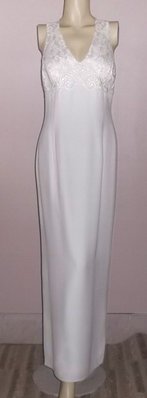 1980s Vintage Scott McClintock Ivory Lace Wedding Dress with Bolero Jacket With Tags Size Medium 1980s Vintage Scott McClintock Ivory Lace Wedding Dress with Bolero Jacket With Tags Size Medium