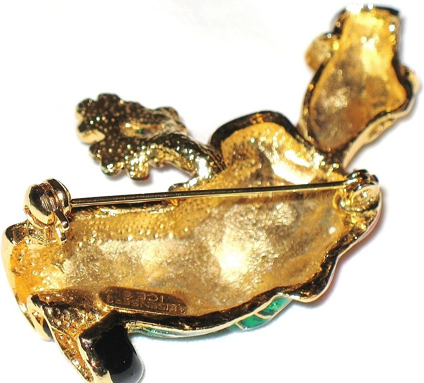 Signed Eisenberg Ice Vintage Jewelry Pin Enameled Clown Signed Eisenberg Ice Vintage Jewelry Pin Enameled Clown