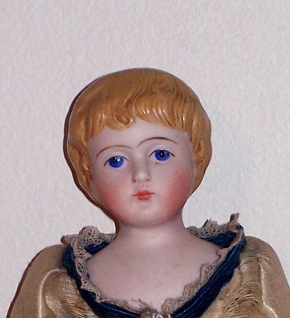 9" Bisque Girl with Molded Hair and Original Body 9" Bisque Girl with Molded Hair and Original Body