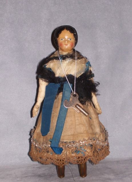 10.5" Papier Mache Autoperipatetikos, All Original Working Condition 10.5" Papier Mache Autoperipatetikos, All Original Working Condition
