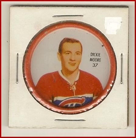 Shirriff Metal Hockey Coin Dickie Moore # 37 Shirriff Metal Hockey Coin Dickie Moore # 37