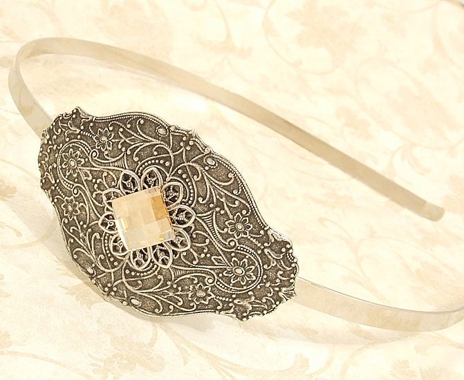 Filigree and Crystal Headband Filigree and Crystal Headband
